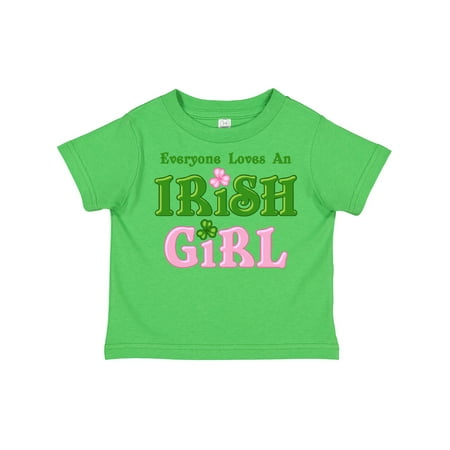 Inktastic Loves an Irish Girl Gift Toddler Toddler Girl T-Shirt