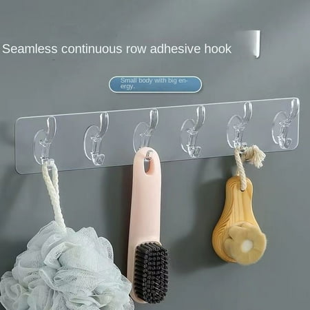 No punching hooks super strong self-adhesive wall-mounted traceless kitchen bathroom bathroom universal transparent hooks.
No punching hooks super strong self-adhesive wall-mounted traceless kitchen bathroom bathroom universal transparent hooks.