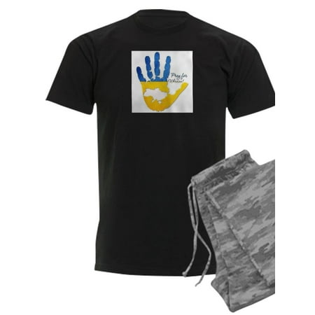 CafePress - Ukraine Pajamas - Men s Dark Pajamas
