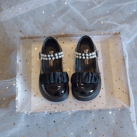 Little Girls Big Girls Glossy Dual-Pearl Strap Smocked Band Mary Jane Shoes W372 Sizes 10.5C-4Y
Little Girls Big Girls Glossy Dual-Pearl Strap Smocked Band Mary Jane Shoes W372 Sizes 10.5C-4Y