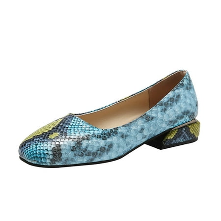 Casual Shoes for Women Fashion Spring And Summer Women Casual Shoes Low Heeled Flat Snake Pattern Shallow Mouth Women Casual Shoes Pu Blue 37
Casual Shoes for Women Fashion Spring And Summer Women Casual Shoes Low Heeled Flat Snake Pattern Shallow Mouth Women Casual Shoes Pu Blue 37