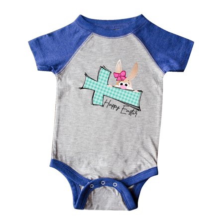 Inktastic Happy Easter Cute Peeking Bunny and Plaid Cross Gift Baby Boy or Baby Girl Bodysuit
Inktastic Happy Easter Cute Peeking Bunny and Plaid Cross Gift Baby Boy or Baby Girl Bodysuit