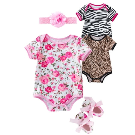 WIBACKER Newborn Baby Shower Gifts Outfits Flower Romper Headband Shoes Baby Girls Birthday Clothes
WIBACKER Newborn Baby Shower Gifts Outfits Flower Romper Headband Shoes Baby Girls Birthday Clothes