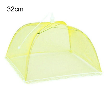 Gwong Foldable Food Cover Large Capacity Mesh Fabric Detachable Portable Umbrella Style Dish Cover for Kitchen(Yellow 32cm)
Gwong Foldable Food Cover Large Capacity Mesh Fabric Detachable Portable Umbrella Style Dish Cover for Kitchen(Yellow 32cm)