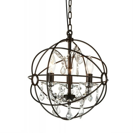 3 Light Up Mini Chandelier with Brown finish
3 Light Up Mini Chandelier with Brown finish