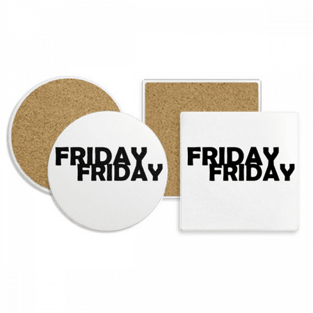 Stylish Characters Friday Coaster Cup Mug Holder Absorbent Stone Cork Base Set
Stylish Characters Friday Coaster Cup Mug Holder Absorbent Stone Cork Base Set