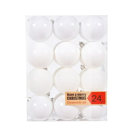 KUNyu 24Pcs Christmas Ball Shiny Christmas Balls Pendants Xmas Hanging Tree Pendants for Party Home Decor
KUNyu 24Pcs Christmas Ball Shiny Christmas Balls Pendants Xmas Hanging Tree Pendants for Party Home Decor
