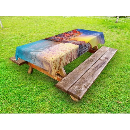 Italian Outdoor Tablecloth European Magical Venice Canal with Historical Buildings Famous Town Scenery Decorative Washable Fabric Picnic Tablecloth 58 X 104 Inches Blue and Orange by Ambesonne
Italian Outdoor Tablecloth European Magical Venice Canal with Historical Buildings Famous Town Scenery Decorative Washable Fabric Picnic Tablecloth 58 X 104 Inches Blue and Orange by Ambesonne