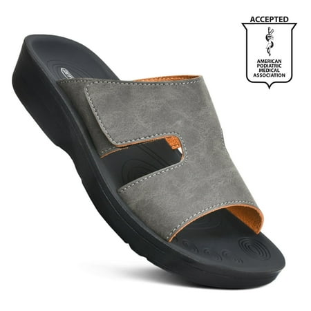 Aerothotic Aren Comfortable Casual Slide Sandals For Women