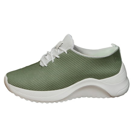Sneakers for Women Leisure Women S Lace Up Travel Soft Sole Comfortable Shoes Outdoor Mesh Shoes Runing Fashion Sports Breathable Shoes Womens Sneakers Mesh Green 38
Sneakers for Women Leisure Women S Lace Up Travel Soft Sole Comfortable Shoes Outdoor Mesh Shoes Runing Fashion Sports Breathable Shoes Womens Sneakers Mesh Green 38
