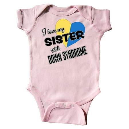Inktastic I Love my Sister with Down Syndrome Gift Baby Boy or Baby Girl Bodysuit
Inktastic I Love my Sister with Down Syndrome Gift Baby Boy or Baby Girl Bodysuit