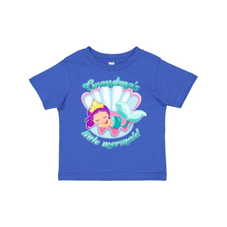 Inktastic Grandma s Little Mermaid Gift Toddler Toddler Girl T-Shirt