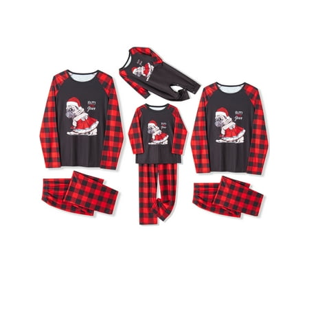 wybzd Family Matching Christmas Pajamas Sets Happy New Year Puppy Print Top Plaid Pants Jammies Sleepwear
wybzd Family Matching Christmas Pajamas Sets Happy New Year Puppy Print Top Plaid Pants Jammies Sleepwear