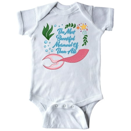 Inktastic The Most Beautiful Mermaid of Them All with Mermaid Tail Gift Baby Boy or Baby Girl Bodysuit
Inktastic The Most Beautiful Mermaid of Them All with Mermaid Tail Gift Baby Boy or Baby Girl Bodysuit