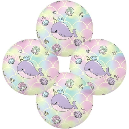 Coolnut Narwhal Under The Sea Round Placemats Set of 4 Non-Slip Heat Resistant Washable Table Mats for Kitchen Dining Table Decoration 15.4 Inch
Coolnut Narwhal Under The Sea Round Placemats Set of 4 Non-Slip Heat Resistant Washable Table Mats for Kitchen Dining Table Decoration 15.4 Inch