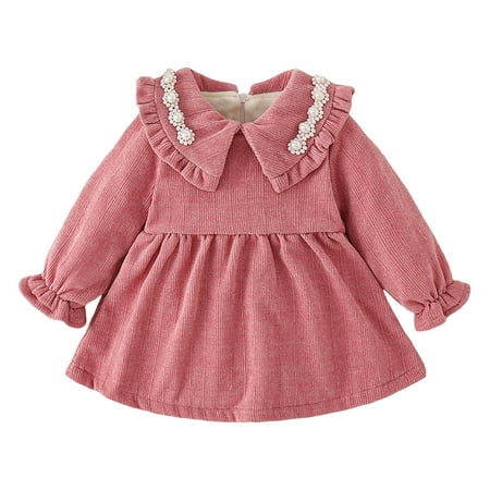 Baby Girl Dresses 12-18 Months Toddler Girls Long Sleeve Solid Color Sequin Ruffles Velvet Dress Dance Party Dresses Clothes Pink 6-12 Months
Baby Girl Dresses 12-18 Months Toddler Girls Long Sleeve Solid Color Sequin Ruffles Velvet Dress Dance Party Dresses Clothes Pink 6-12 Months