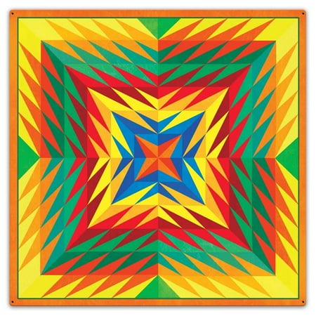 Past Time Signs AQP369 36 x 36 in. Reverse Triangle Quilt Vintage Metal Sign
Past Time Signs AQP369 36 x 36 in. Reverse Triangle Quilt Vintage Metal Sign