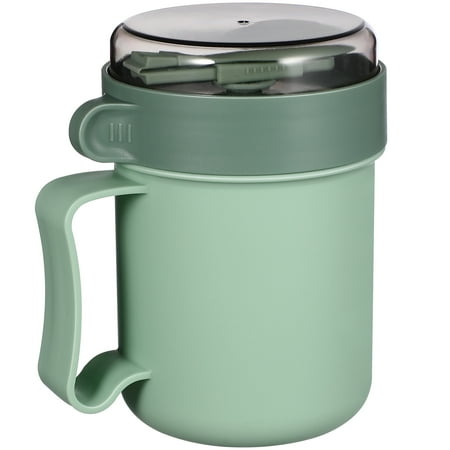 Microwave Soup Mug with Lid and Scoop Portable Breakfast Cup Container for Oatmeal Milk Soup Porridge
Microwave Soup Mug with Lid and Scoop Portable Breakfast Cup Container for Oatmeal Milk Soup Porridge