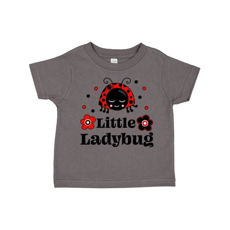 Inktastic Little Ladybug with Flowers Gift Toddler Boy or Toddler Girl T-Shirt