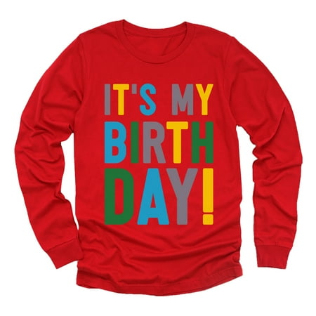 It s My Birthday Boy Girl Party Outfit Toddler Long sleeve Birthday T-Shirt 2T Red
It s My Birthday Boy Girl Party Outfit Toddler Long sleeve Birthday T-Shirt 2T Red