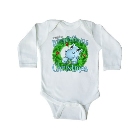 Inktastic I want a Hippopotamus for Christmas Gift Baby Boy or Baby Girl Long Sleeve Bodysuit
Inktastic I want a Hippopotamus for Christmas Gift Baby Boy or Baby Girl Long Sleeve Bodysuit