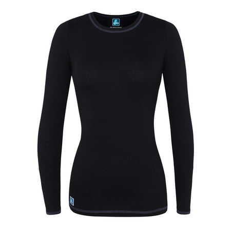Adar Womens Comfort Long Sleeve Fitted T-Shirt Underscrub Tee- 3400 - Black - 3X
Adar Womens Comfort Long Sleeve Fitted T-Shirt Underscrub Tee- 3400 - Black - 3X