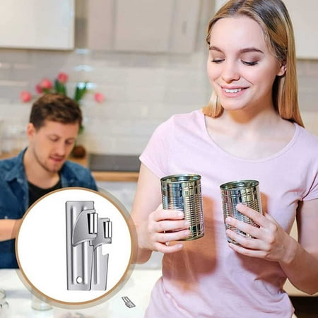 Camping Stainless Steel Can Opener Portable For Cooking Traveling And Mounted Bottle Openers Universal for Bottles Mounted Bottle Cap Opener Helpful Home Gadgets for Teens for One Handed Person
Camping Stainless Steel Can Opener Portable For Cooking Traveling And Mounted Bottle Openers Universal for Bottles Mounted Bottle Cap Opener Helpful Home Gadgets for Teens for One Handed Person