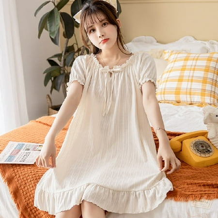 DanceeMangoo New Summer Cotton Womens Sleepwear Shirt Short Night Dress Women Sleepshirt Loose Ladies Nightgown Shirt Girl Outwear Nightdress
DanceeMangoo New Summer Cotton Womens Sleepwear Shirt Short Night Dress Women Sleepshirt Loose Ladies Nightgown Shirt Girl Outwear Nightdress