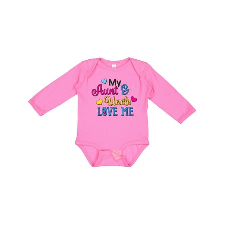 Inktastic My Aunt and Uncle Love Me with Hearts Gift Baby Boy or Baby Girl Long Sleeve Bodysuit
Inktastic My Aunt and Uncle Love Me with Hearts Gift Baby Boy or Baby Girl Long Sleeve Bodysuit