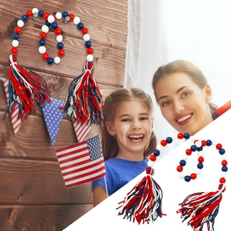 Sanamity Utensil Hanger Independence Day Wooden Bead String Red White Blue Wooden Beads Tassel Beading Independence Day Decoration Kitchen Hook Blue
Sanamity Utensil Hanger Independence Day Wooden Bead String Red White Blue Wooden Beads Tassel Beading Independence Day Decoration Kitchen Hook Blue