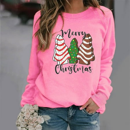 Zedker Sweatshirt for Women Pullover for Women Women s Fashion Casual Loose Christmas Print Long Sleeve Crew Neck Hoodies
Zedker Sweatshirt for Women Pullover for Women Women s Fashion Casual Loose Christmas Print Long Sleeve Crew Neck Hoodies