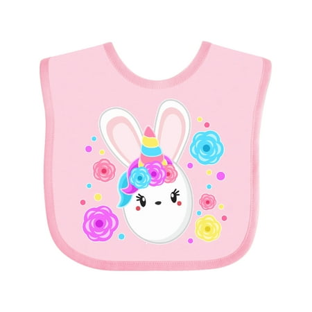 Inktastic Easter Bunny Unicorn Gift Baby Boy or Baby Girl Bib