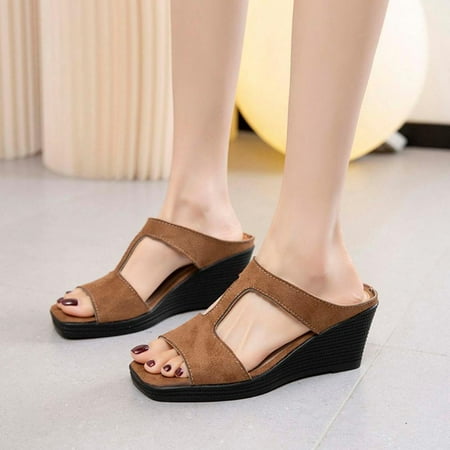 Tdoqot Women s Comfort Gladiator Sandals- Beach High heels Casual Summer Womens Sandals Brown Size 6.5
Tdoqot Women s Comfort Gladiator Sandals- Beach High heels Casual Summer Womens Sandals Brown Size 6.5