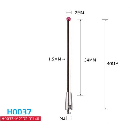 m2 ball cmm thread and cnc measuring probe stylus point contact