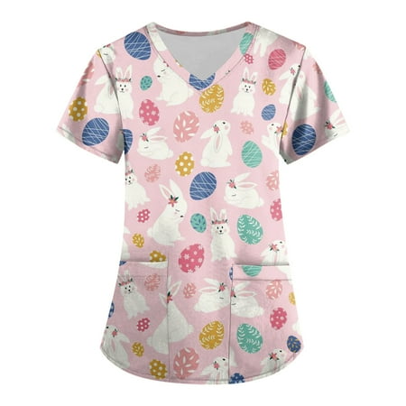 Fragarn Scrub Tops Women Print Print Nurse Uniforms for Women Short Sleeve V-Neck Shirts Tee Tops with Pockets(Pink 4XL)
Fragarn Scrub Tops Women Print Print Nurse Uniforms for Women Short Sleeve V-Neck Shirts Tee Tops with Pockets(Pink 4XL)