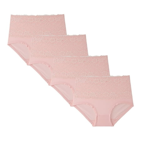 IROINNID Hiphuggers Underwear For Women At Hip 4PC Lace Body Sharper Shorts Shape-wear Tummy Control Panties Solid Color Panties
IROINNID Hiphuggers Underwear For Women At Hip 4PC Lace Body Sharper Shorts Shape-wear Tummy Control Panties Solid Color Panties