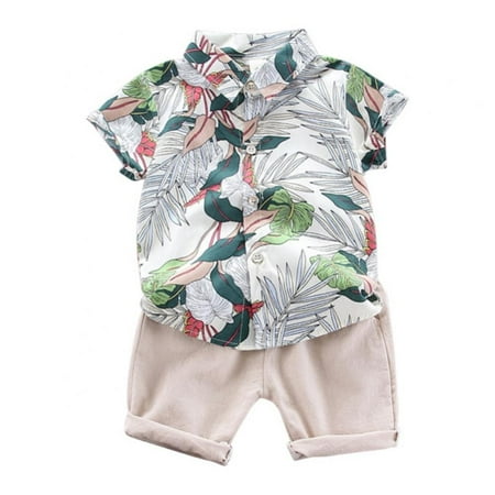 Sunwukong Toddler Baby Boy Shorts Sets Hawaiian Outfit Infant Kid Short Sleeve Shirt Top+shorts Suits
Sunwukong Toddler Baby Boy Shorts Sets Hawaiian Outfit Infant Kid Short Sleeve Shirt Top+shorts Suits