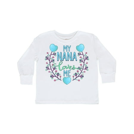 Inktastic My Nana Loves Me with Flowers and Hearts Gift Toddler Boy or Toddler Girl Long Sleeve T-Shirt
Inktastic My Nana Loves Me with Flowers and Hearts Gift Toddler Boy or Toddler Girl Long Sleeve T-Shirt