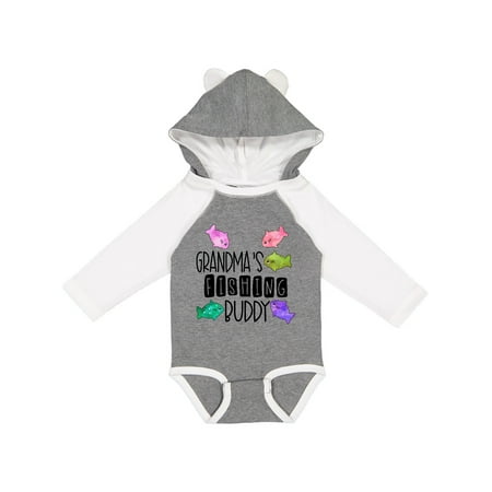 Inktastic Grandma s Fishing Buddy with Colorful Fish Gift Baby Boy or Baby Girl Long Sleeve Bodysuit
Inktastic Grandma s Fishing Buddy with Colorful Fish Gift Baby Boy or Baby Girl Long Sleeve Bodysuit