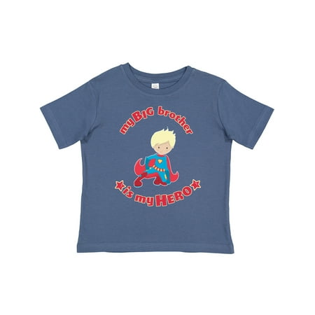 Inktastic My Brother is My Hero Gift Toddler Boy or Toddler Girl T-Shirt