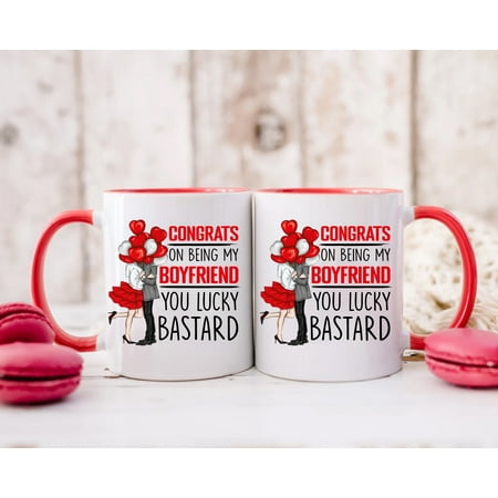 Familyloveshop LLC Congrats On Being My Boyfriend You Lucky Bastard Ceramic Mug - Boyfriend Mug - Valentines Gift - Anniversary Mug - Novelty Mug - Joke Gift
Familyloveshop LLC Congrats On Being My Boyfriend You Lucky Bastard Ceramic Mug - Boyfriend Mug - Valentines Gift - Anniversary Mug - Novelty Mug - Joke Gift
