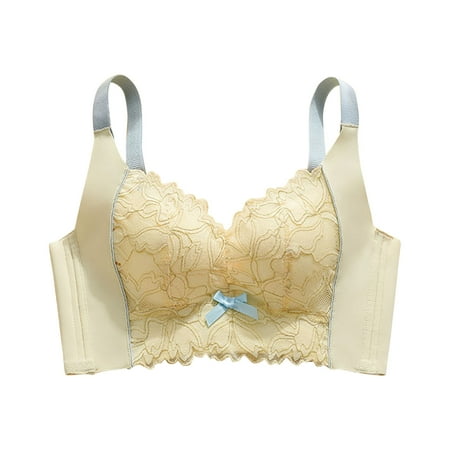 nsendm Womens Underwear Without Steel Ring Small Chest Push Up Seamless Lace Bra Women Bra Underwear Beige 85C
nsendm Womens Underwear Without Steel Ring Small Chest Push Up Seamless Lace Bra Women Bra Underwear Beige 85C