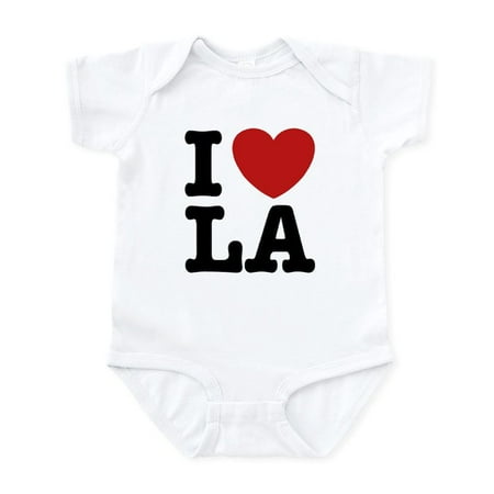 CafePress - I Love LA Infant Bodysuit - Baby Light Bodysuit
