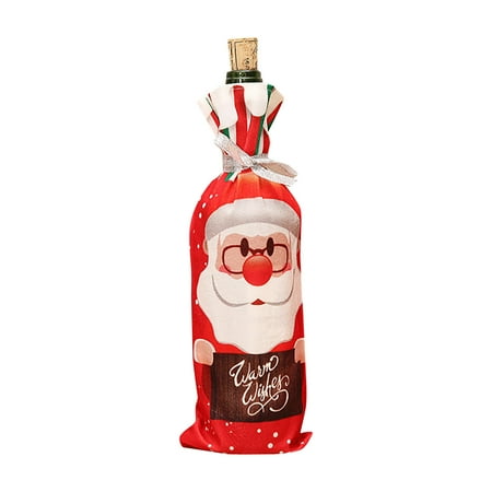 Home Decor Christmas Wine Set Decoration Dinner Table Decoration Santa Claus Christmas Wine Bottle Gift Bag
Home Decor Christmas Wine Set Decoration Dinner Table Decoration Santa Claus Christmas Wine Bottle Gift Bag