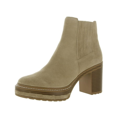 Steve Madden Womens Searches Suede Block Heel Ankle Boots