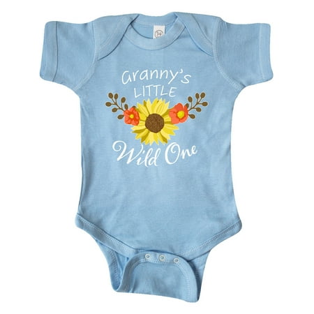 Inktastic Granny s Little Wild 1 with Beautiful Sunflower Gift Baby Boy or Baby Girl Bodysuit
Inktastic Granny s Little Wild 1 with Beautiful Sunflower Gift Baby Boy or Baby Girl Bodysuit