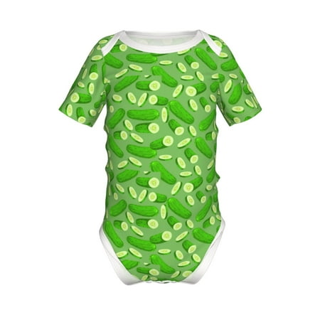 Yiaed Green Cucumber Print Infant Climbing Short Sleeve Onesie One-Piece Baby Bodysuit Clothes 0-12 Months -18 Months
Yiaed Green Cucumber Print Infant Climbing Short Sleeve Onesie One-Piece Baby Bodysuit Clothes 0-12 Months -18 Months