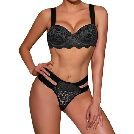 Babysbule Lingerie for Women Clearance Sexy Women Lace Wireless Bra Sexy Lingerie Hollow Bandage Thong Set Underwear
Babysbule Lingerie for Women Clearance Sexy Women Lace Wireless Bra Sexy Lingerie Hollow Bandage Thong Set Underwear