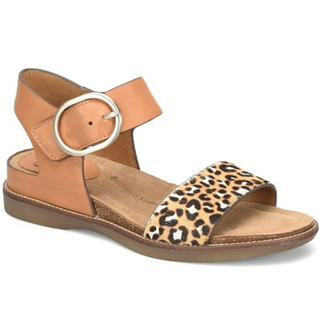 Sofft Womens Leather Bali Ankle Strap Sandals