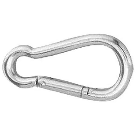 0.43 in. Stainless Steel Spring Snap Link Polished